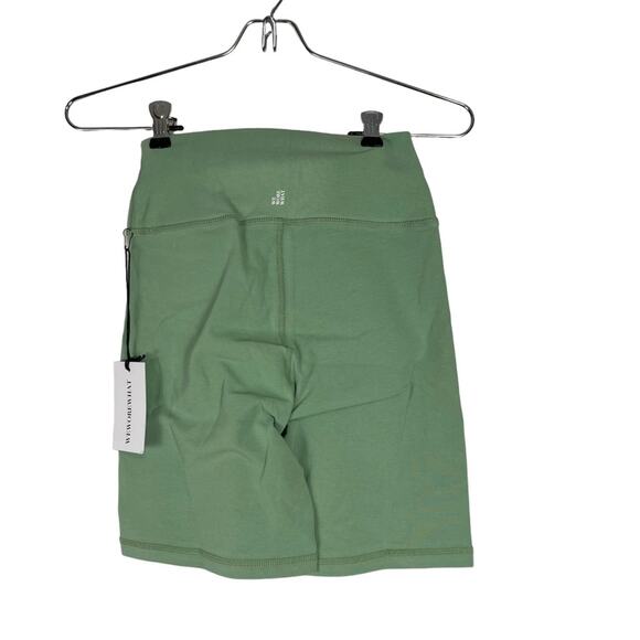 Weworewhat Women's Biker Shorts Solid Fair Green Small NWT - Picture 4 of 6
